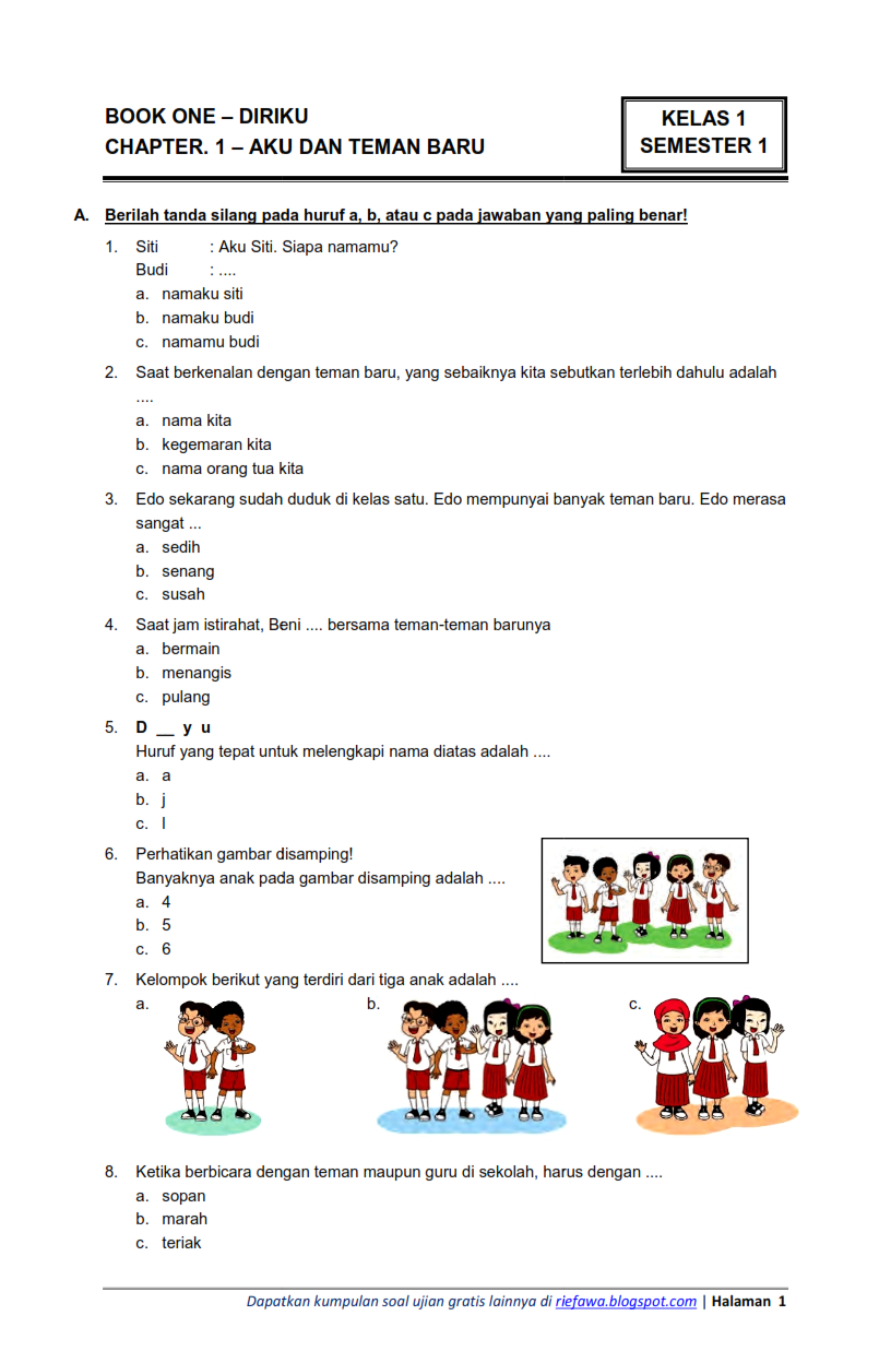 Ternyata Ini 7 Fakta Mengejutkan dari Bank Soal PAI Semester 1 Kelas 1-6 Tahun 2019 yang Wajib Guru Tahu