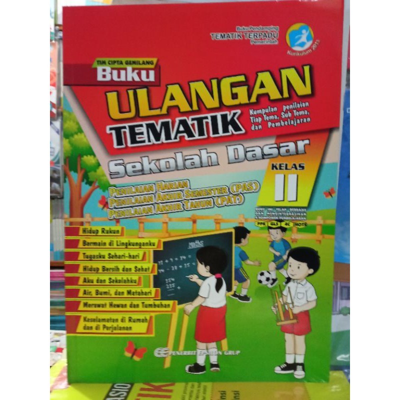 Jual BUKU ULANGAN TEMATIK KELAS 2 SD Sekolah Dasar Shopee Indonesia