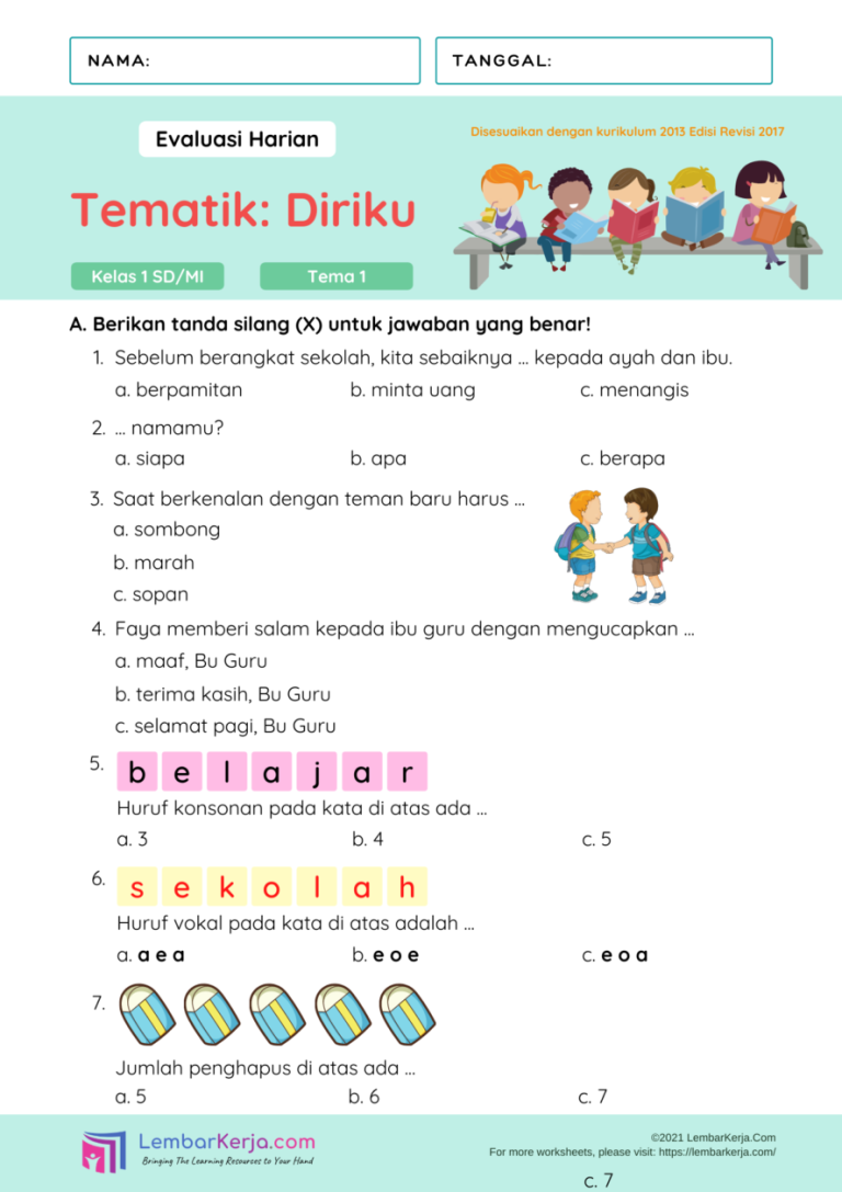 7 Cara Efektif Belajar Campuran Soal Ulangan SD Tema 1 dan 2 Kelas 3 yang Terbukti Bikin Anak Semangat di 2026