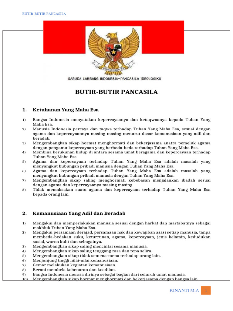 7 Cara Jitu Membedakan Soal Butir Butir Pancasila Kelas 2 SPM yang Selama Ini Salah