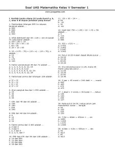 Menguasai Matematika Kelas 3 Semester 2 Panduan Lengkap Mengunduh Soal