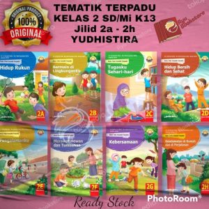 Jual Buku Tematik Terpadu Kelas 2 Sd Mi K13 Jilid 2A - 2H Yudhistira