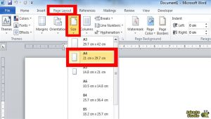 Cara Mengatur Ukuran Kertas di Word Agar Tak Terpotong