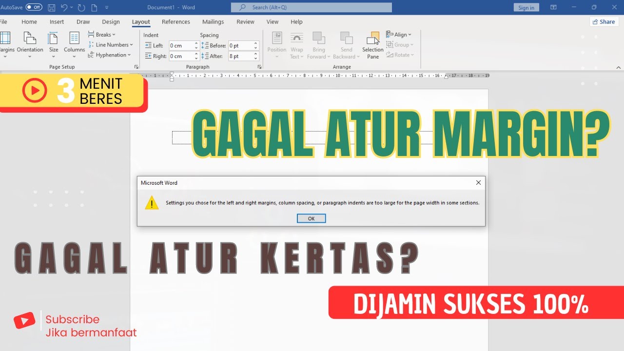Cara Mengatasi hasil conventer word tidak bisa diubah ukurnya Sebelum Kehilangan Data