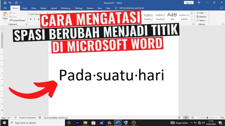 Inilah 5 Cara Ampuh Mengatasi Tanda Titik Berubah Menjadi Tanda Lebih Besar di Word 2026