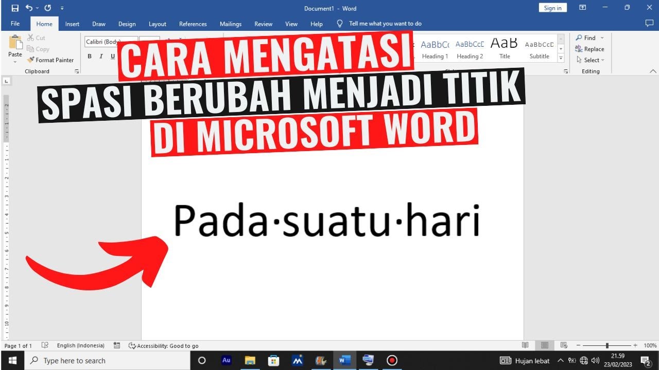 Inilah 5 Cara Ampuh Mengatasi Tanda Titik Berubah Menjadi Tanda Lebih Besar di Word 2026
