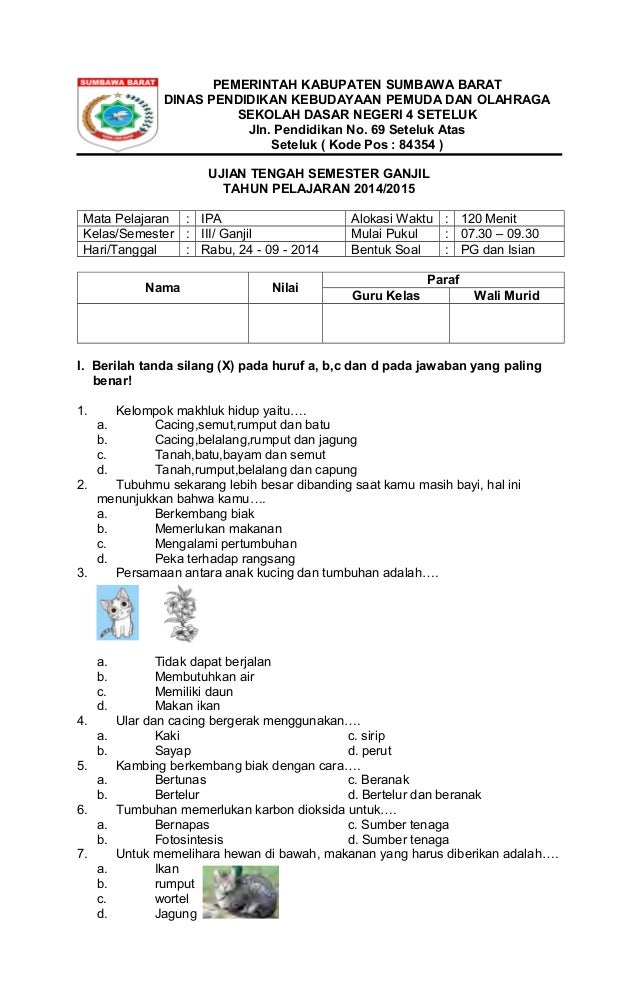 Terbukti! 7 Rahasia Kumpulan Soal UKK IPA Kelas 3 SD Semester 2 Bikin Nilai Naik Cepat